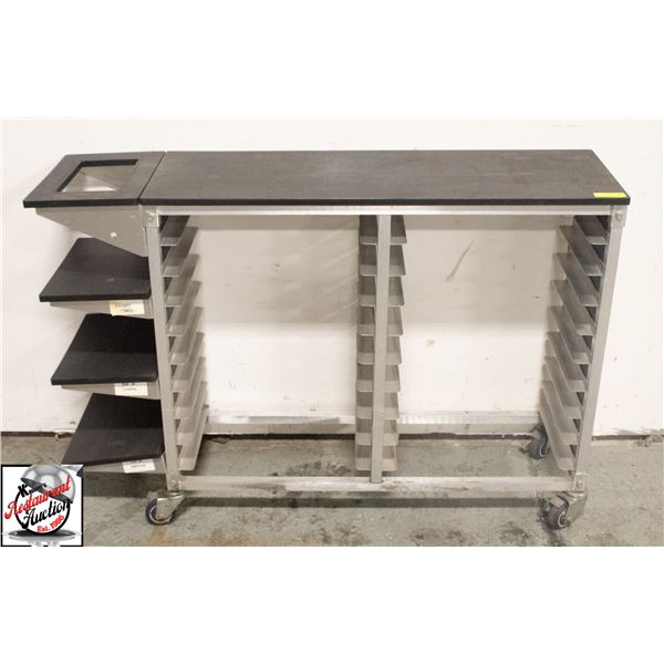 50.5" X 14" X 34" CART WITH COOLING RACKS