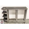Image 1 : 50.5" X 14" X 34" CART WITH COOLING RACKS