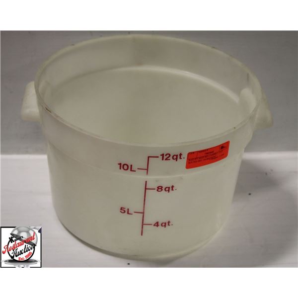 CAMBRO 12QT ROUND DRY INGREDIENT