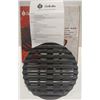 Image 4 : NEW 9" VENTED ROUND ENAMEL CAST IRON GRILL PRESS