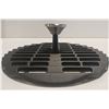 Image 5 : NEW 9" VENTED ROUND ENAMEL CAST IRON GRILL PRESS