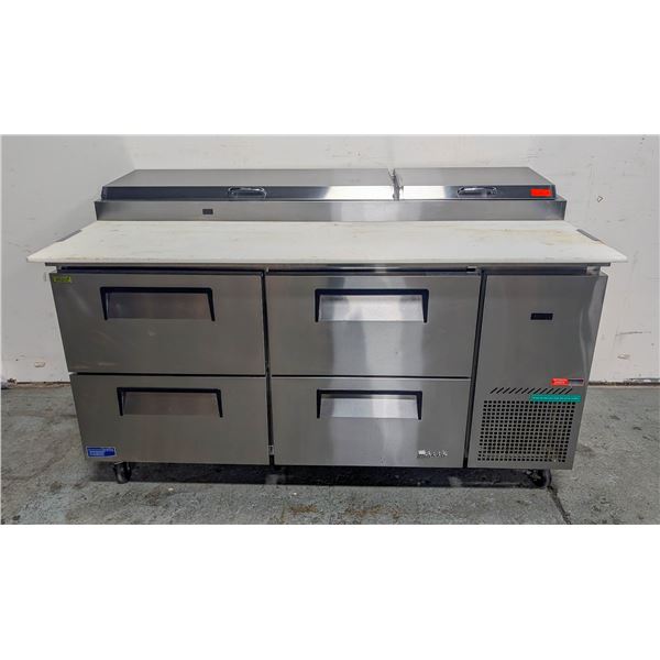 BAILIFF SEIZURE: TURBO AIR 4-DRAWER FLIP TOP PREP