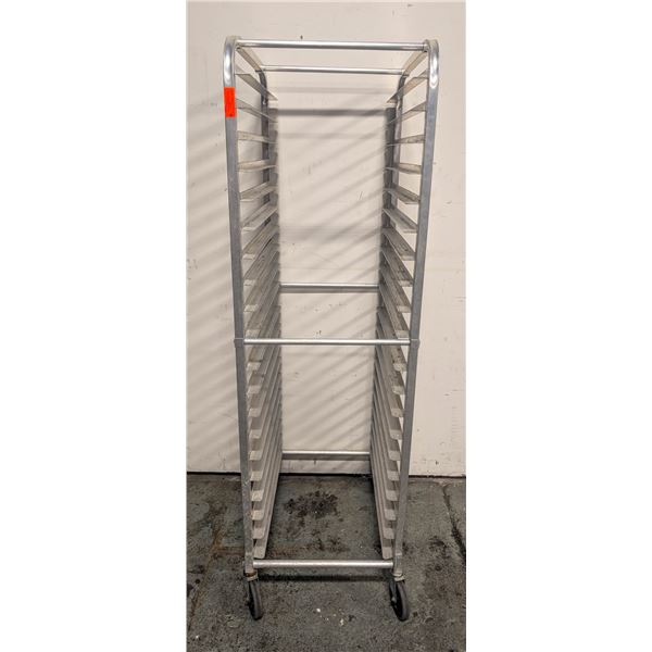 BAILIFF SEIZURE: 20 TIER ALUMINUM BUN RACK ON