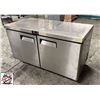 Image 1 : *SOLD AS IS* 60" DOUBLE DOOR UNDER COUNTER FREEZER