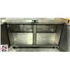 Image 2 : *SOLD AS IS* 60" DOUBLE DOOR UNDER COUNTER FREEZER