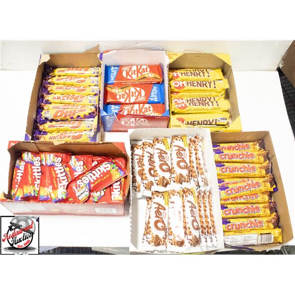 BAILIFF SEIZURE: 5 PARTIAL BOXES OF CANDY