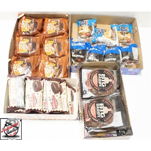 BAILIFF SEIZURE: 4 PARTIA LBOXES OF BAKED GOODS