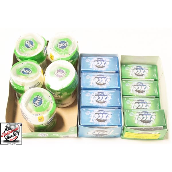 BAILIFF SEIZURE: 3 PARTIAL BOXES OF CHEWING GUM