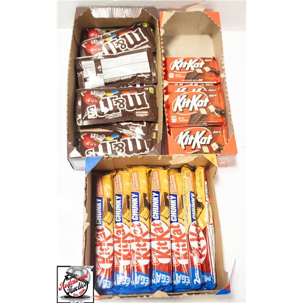 BAILIFF SEIZURE:  3 PARTIAL BOXES OF CANDY
