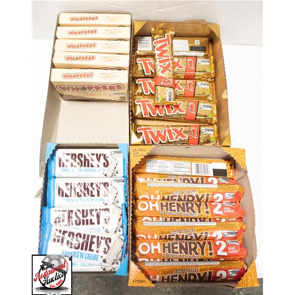 BAILIFF SEIZURE: 4 PARTIAL BOXES OF CANDY