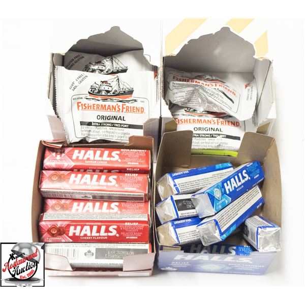 BAILIFF SEIZURE: 4 PARTIAL BOXES OF LOZENGES