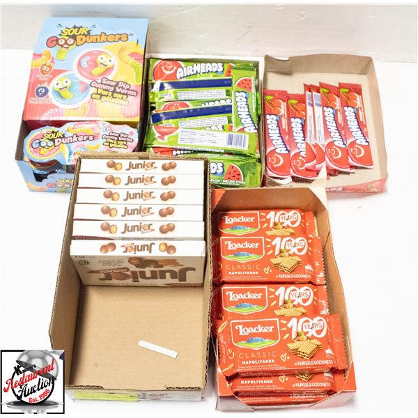 BAILIFF SEIZURE: 5 PARTIAL BOXES OF CANDY