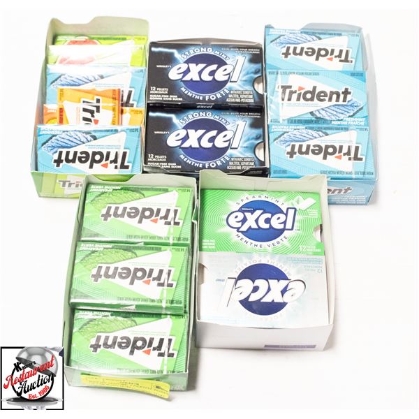 BAILIFF SEIZURE: 5 PARTIAL BOXES OF CHEWING GUM