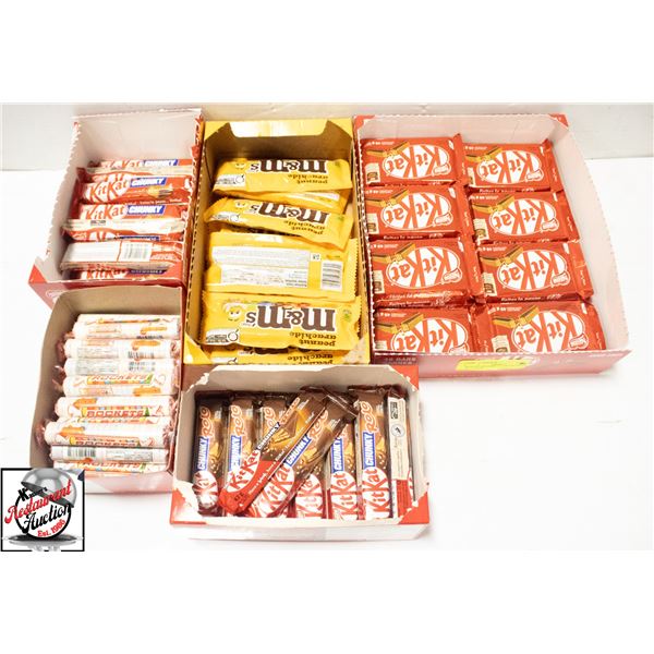 BAILIFF SEIZURE: 5 PARTIAL BOXES OF CANDY