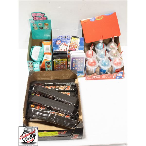 BAILIFF SEIZURE: 4 PARTIA L BOXES OF CANDY