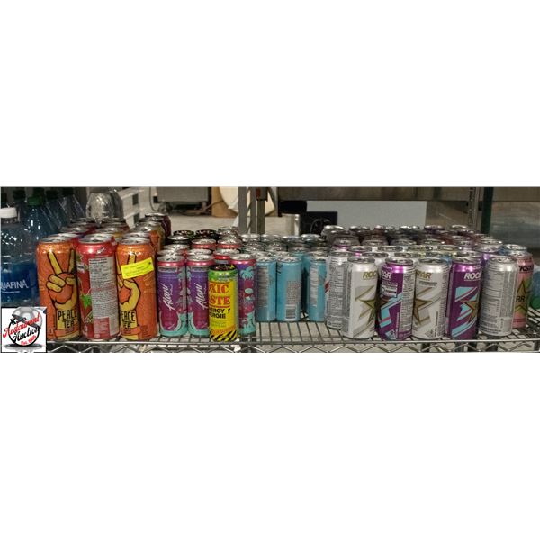 BAILIFF SEIZURE: SHELF OF ASSORTED DRINKS