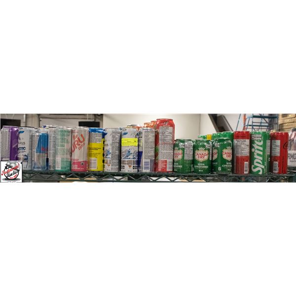 BAILIFF SEIZURE: SHELF OF ASSORTED DRINKS