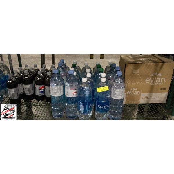 BAILIFF SEIZURE: SHELF OF ASSORTED DRINKS