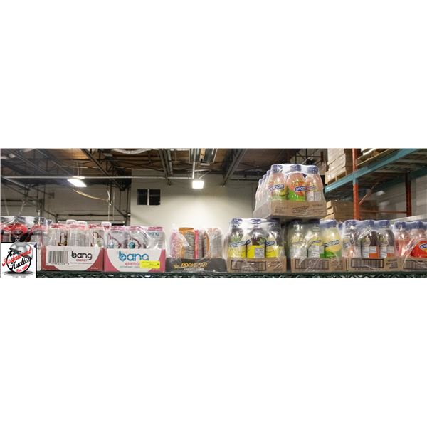 BAILIFF SEIZURE: SHELF OF ASSORTED DRINKS