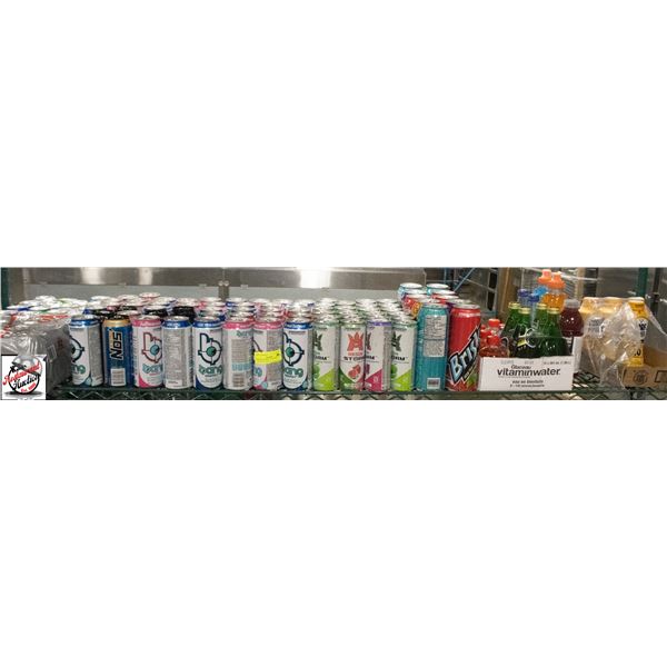 BAILIFF SEIZURE: SHELF OF ASSORTED DRINKS