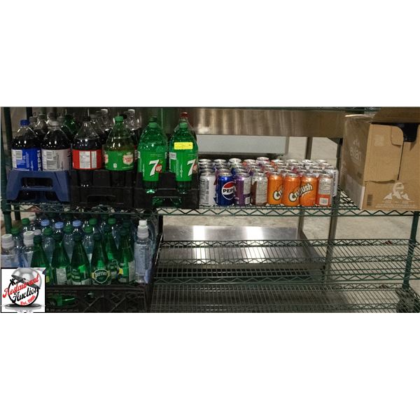 BAILIFF SEIZURE: SHELF OF ASSORTED DRINKS