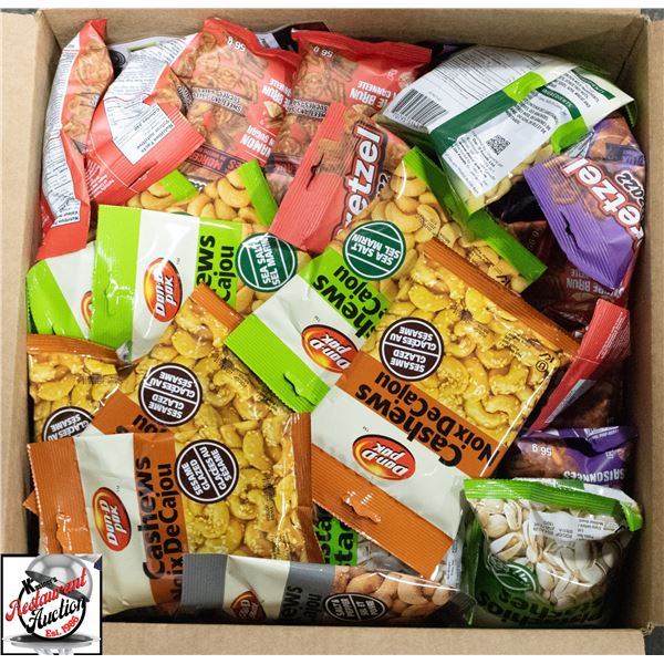 BAILIFF SEIZURE: BOX FULL WITH ASSORTED SNACKS