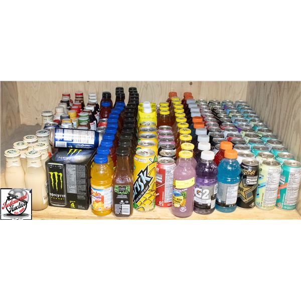 BAILIFF SEIZURE: SHELF OF ASSORTED DRINKS