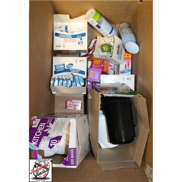 BAILIFF SEIZURE: BOX OF ASSORTED GOODS