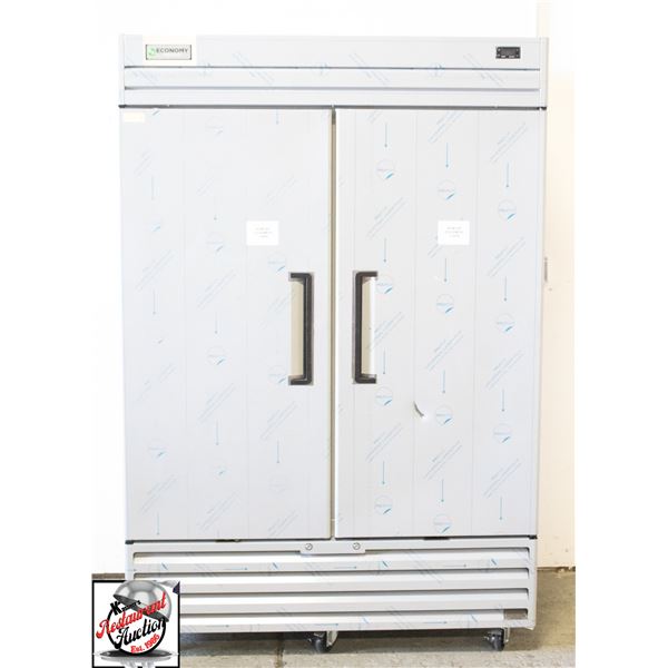 NEW ECONOMY DOUBLE DOOR S/S FREEZER