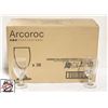 Image 1 : NEW CASE OF 36 ARCOROC 10 1/2 OZ BANQUET GOBLETS