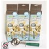 Image 1 : 3 NEW JOHNSON ROSE 3 1/4 OZ PORTION SCOOPS