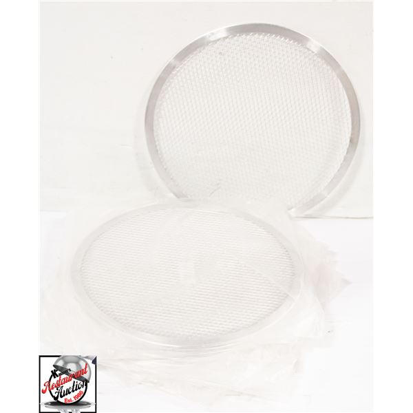 12 NEW 12" ALUMINUM PIZZA SCREENS