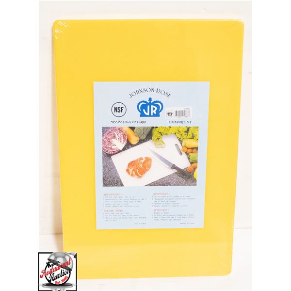 NEW JOHNSON ROSE YELLOW 12" X 18" X 1/2" CUTTING