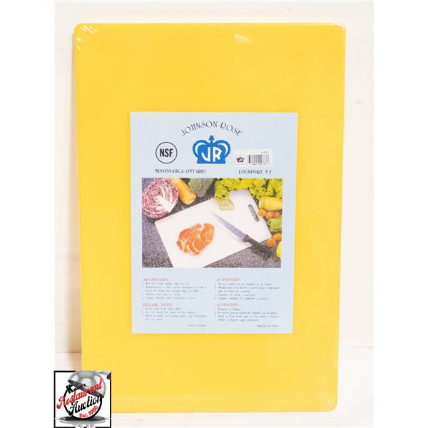 NEW JOHNSON ROSE YELLOW 12" X 18" X 1/2" CUTTING