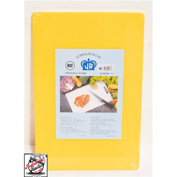 NEW JOHNSON ROSE YELLOW 12" X 18" X 1/2" CUTTING