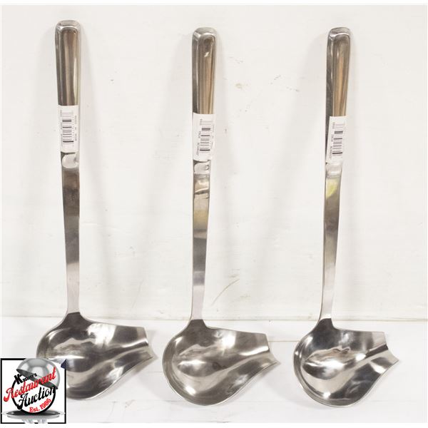 3 NEW JOHNSON ROSE POUR SPOUT LADDLES