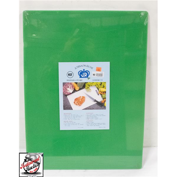NEW JOHNSON ROSE 18" X 24" X 1/4" GREEN CUTTING