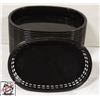 Image 1 : 27 NEW BLACKSERVING BASKETS 10.5" X 7" X 1.5"