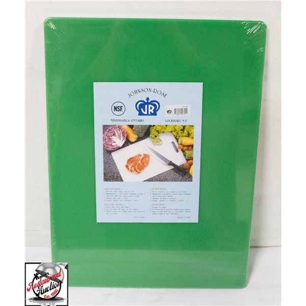 NEW JOHNSON ROSE 15" X 20" X 1/4" GREEN CUTTING