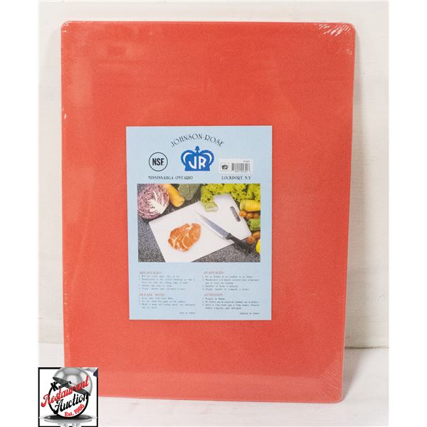 NEW JOHNSON ROSE 15" X 20" X 1/4" RED CUTTING