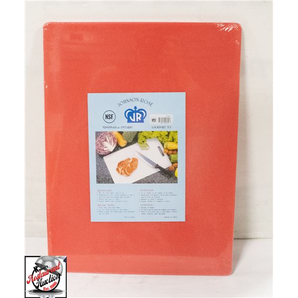 NEW JOHNSON ROSE 15" X 20" X 1/4" RED CUTTING