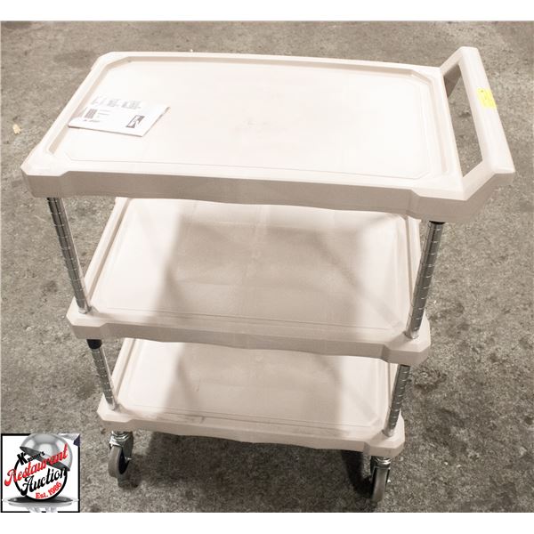 NEWLY ASSEMBLED METRO 3 TIER SERVICE CART