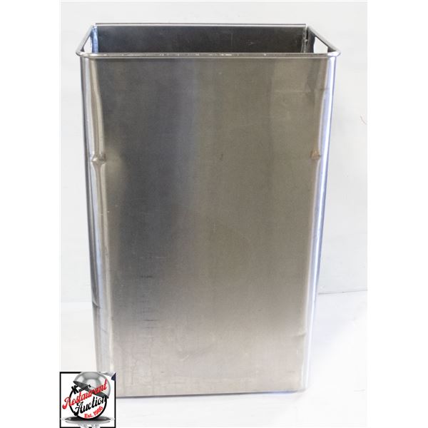 16" X 10" X 24" LARGE S/S BIN WITH HANDLES