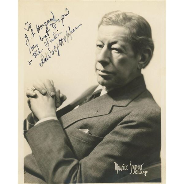 Vaudeville DeWolf Hopper signed photo