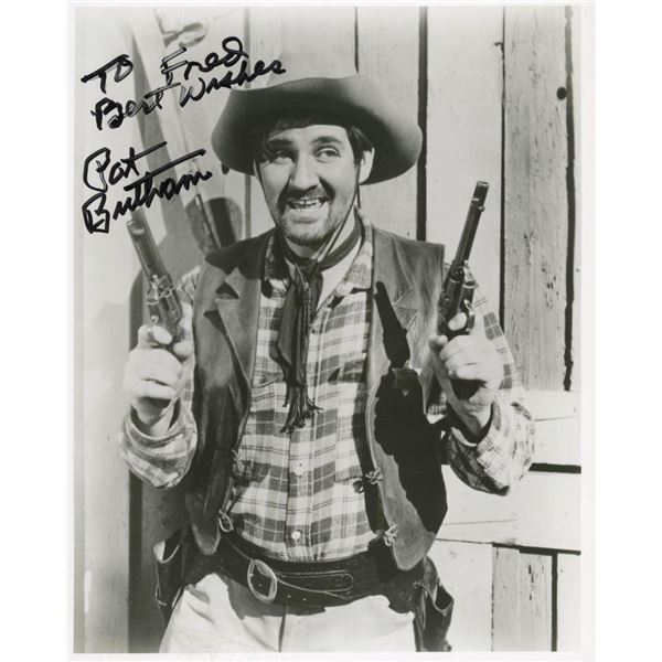 Green Acres Pat Buttram signed movie photo