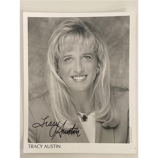 Tennis champion Tracy Austin signed photo