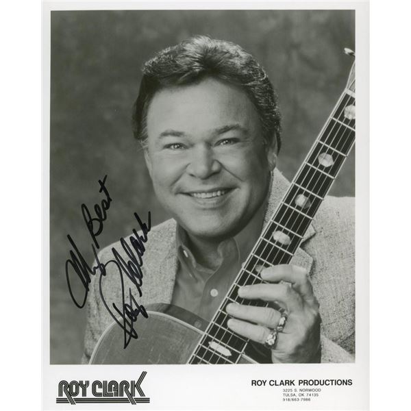 Country Music Sensation Roy Clark signed photo