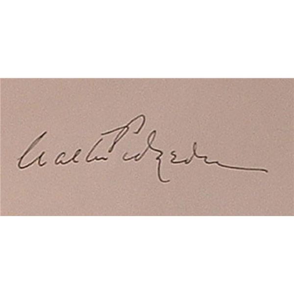 Mrs Miniver Walter Pidgeon signature slip