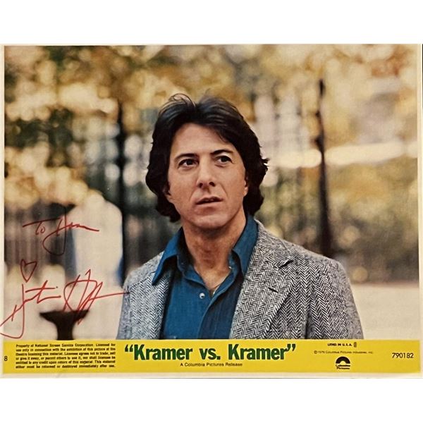 Kramer vs Kramer Dustin Hoffman Signed Photo