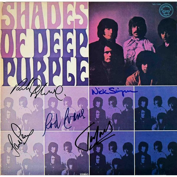 Deep Purple Shades of Deep Purple signed album